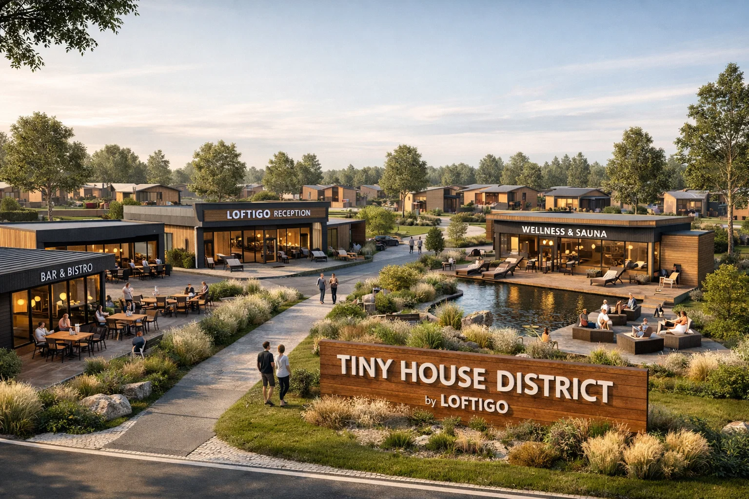 Tiny House District Gesamtansicht